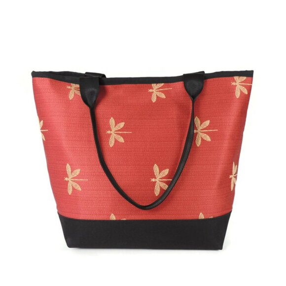 Sally Spicer Signature Tote Bags in Dragonfly Red by Spicer Bags - Picture 2 of 3